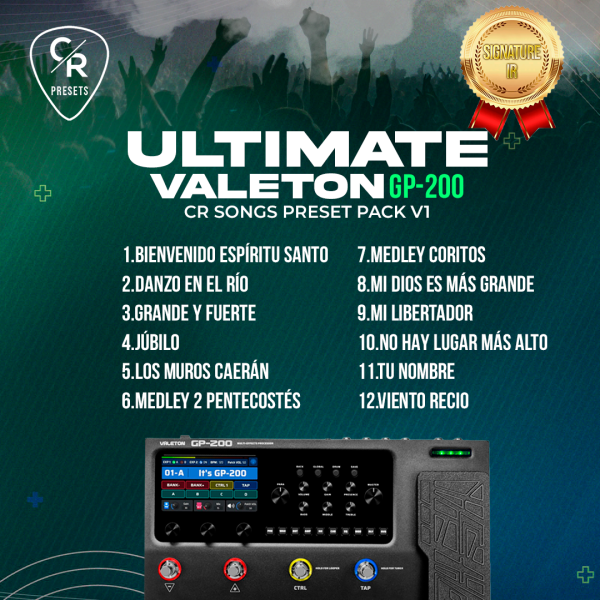 ULTIMATE CR Songs Valeton GP 200 PACK V1