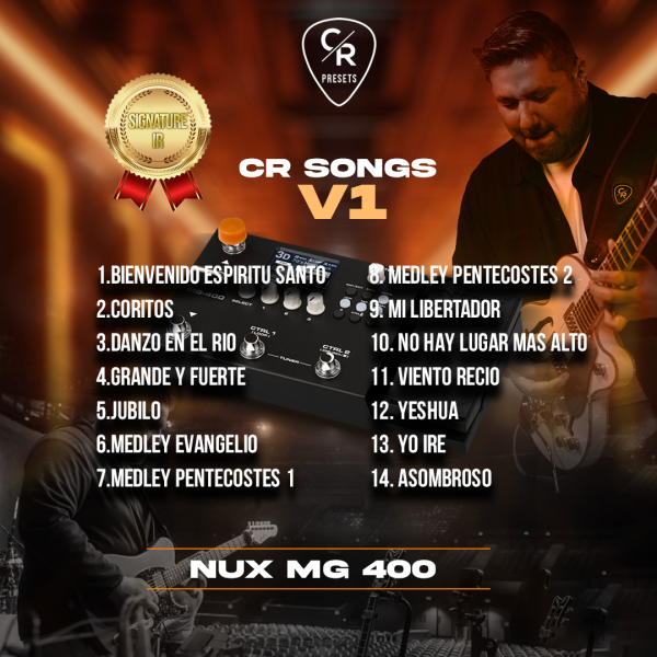 ULTIMATE CR SONGS V1 - NUX MG 400