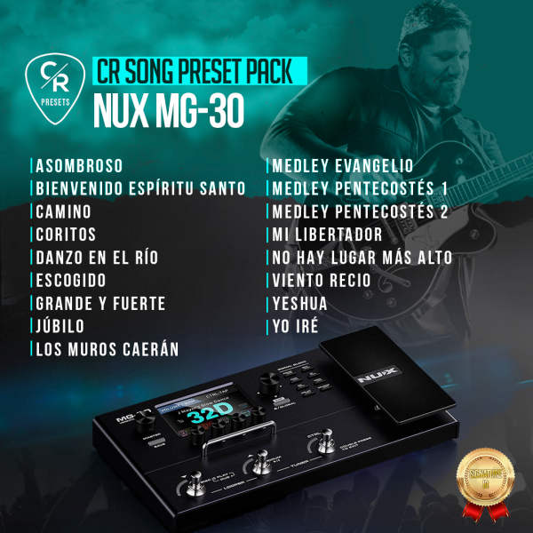 ULTIMATE CR Songs Preset Pack NUX MG 30