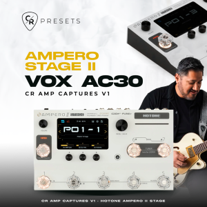 CR AMP CAPTURES V1 VOX AC30 - HOTONE AMPERO STAGE II