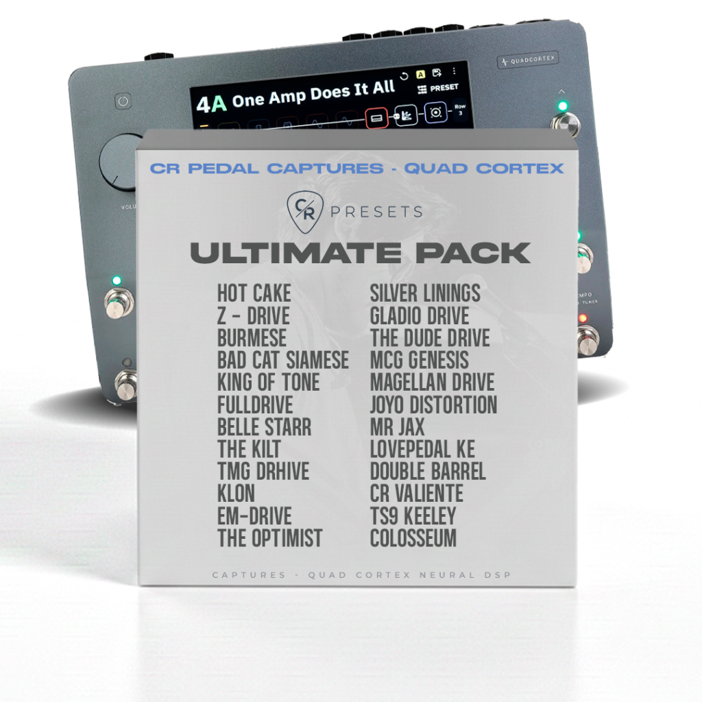 Quadphasic Pack ULTIMATE CR PEDAL CAPTURES PACK – QUAD CORTEX - CR Online